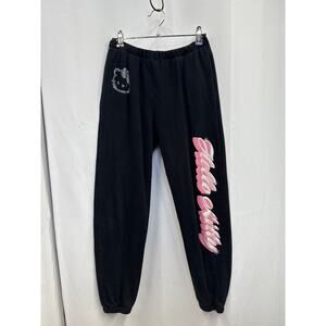 2021 bedazzled hello kitty capri sweats 
Inseam: 36
Waist: 13
Rise: 11
